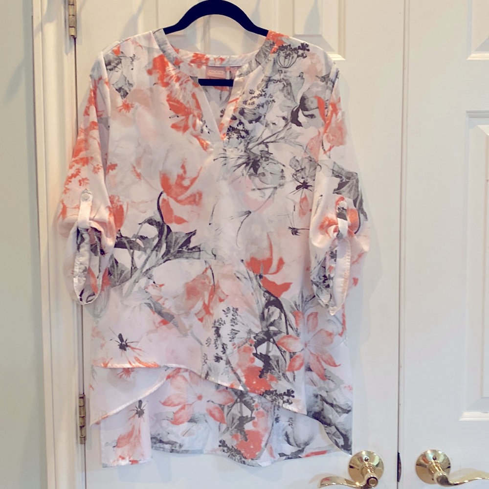 Chico’s Sz 2 Tunic Top